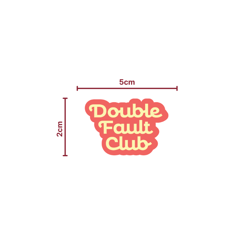 Double Fault Club Sticker