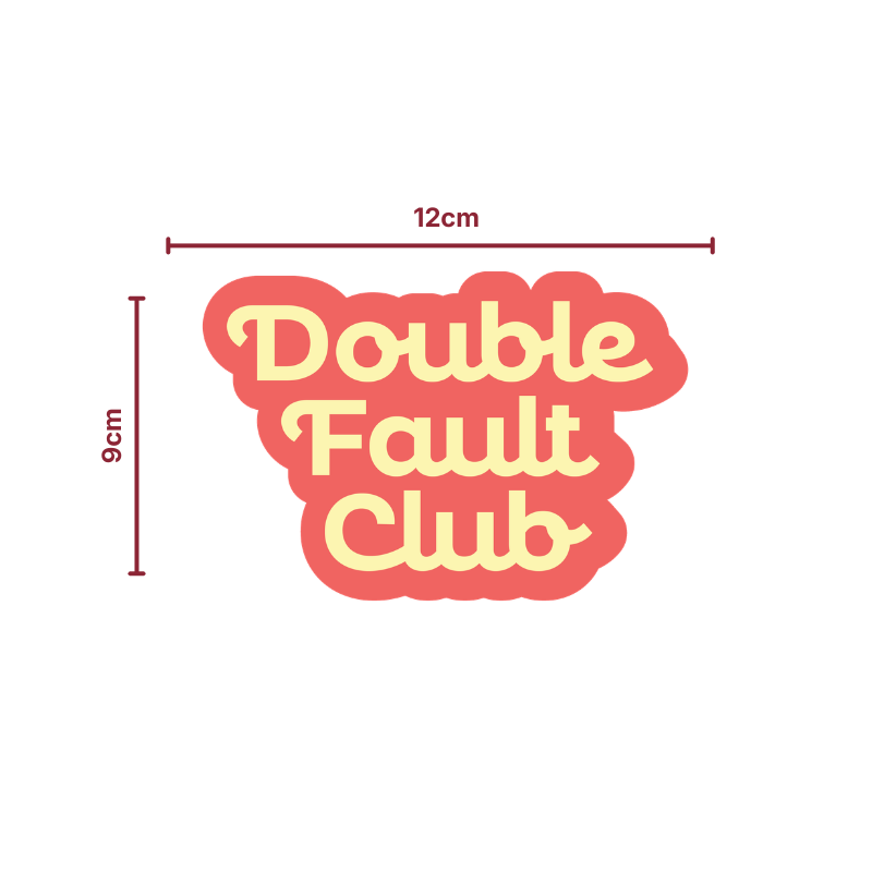 Double Fault Club Sticker