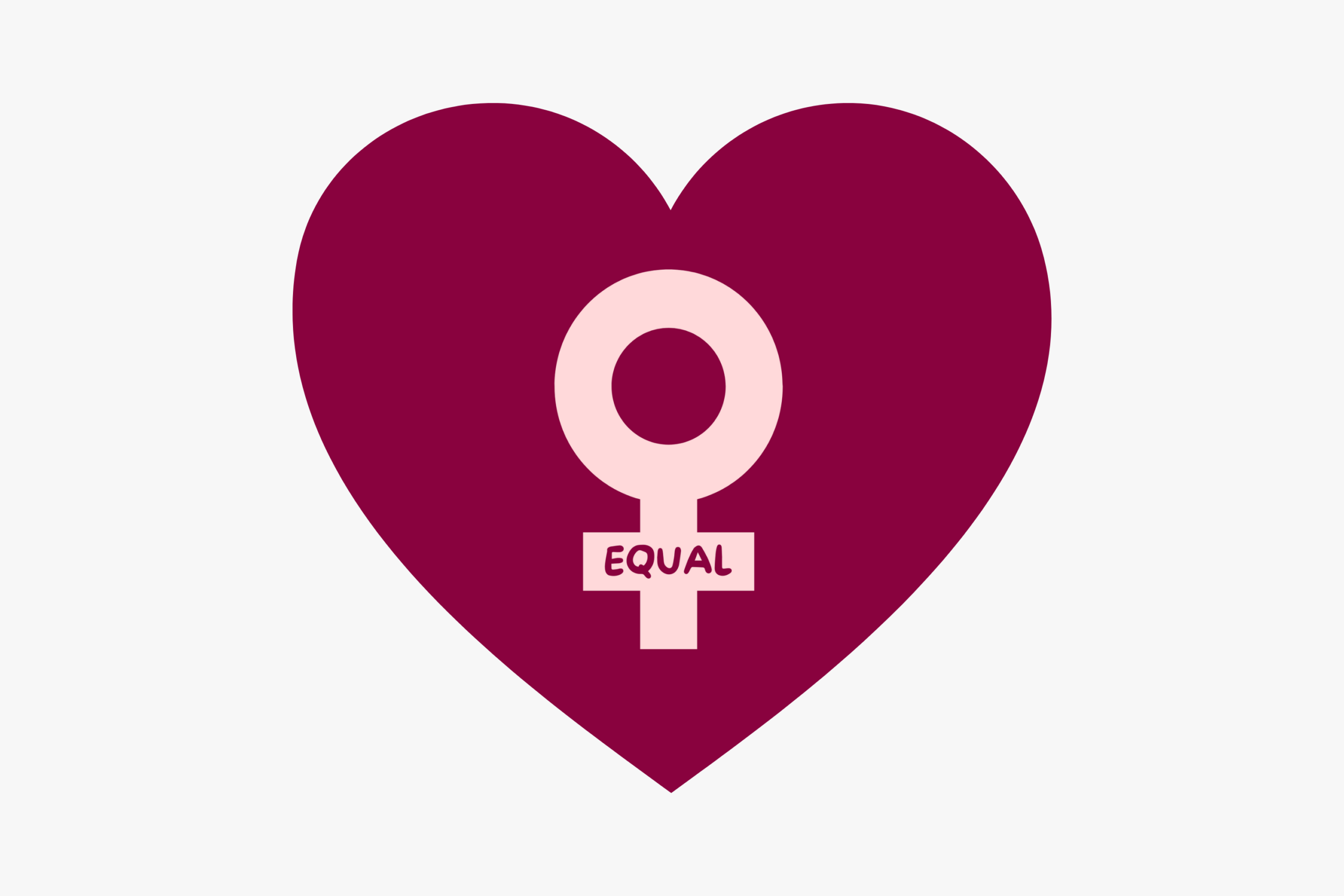 Equal Heart sticker - Afbeelding 1