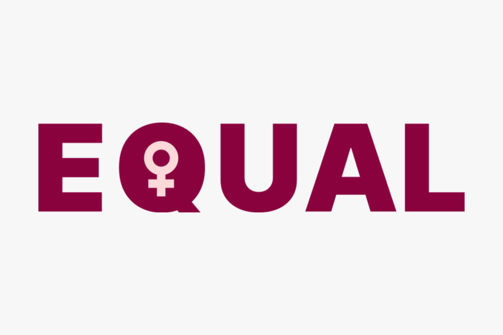 Equal Text Sport Sticker