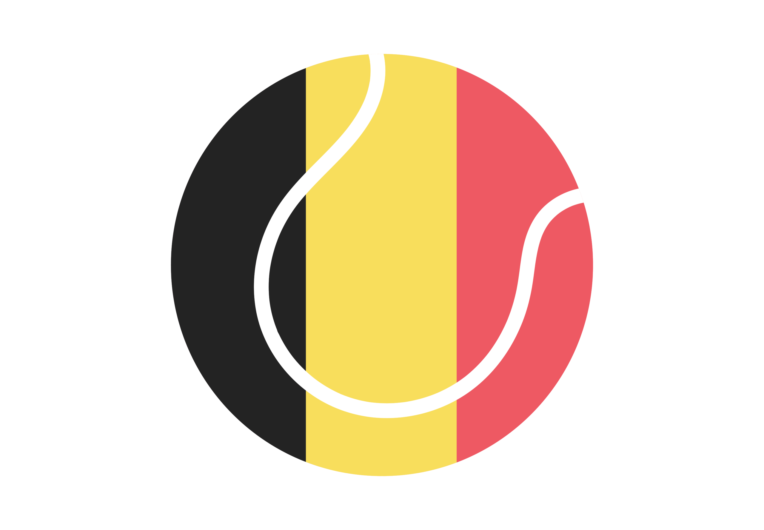 Country Tennisball Stickers - Afbeelding 2