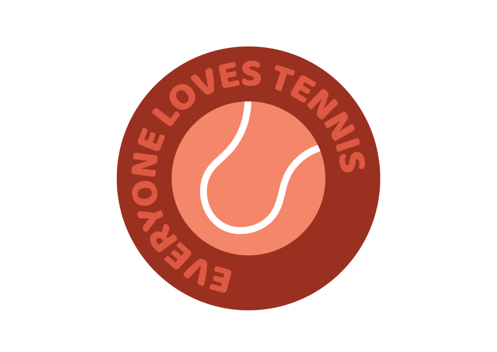 Everyone Loves Tennis Sticker